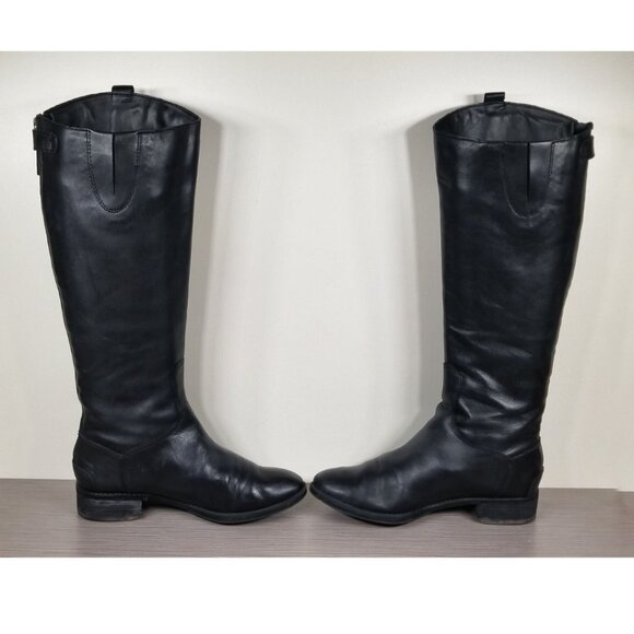 Sam Edelman Penny Riding Boot, Black Leather, Womens Size 6 M / 36 - Picture 6 of 9